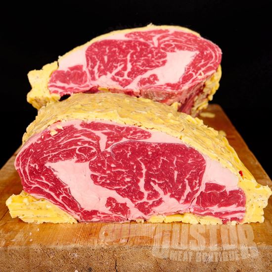 Rosemary-Butter-aged Rib Eye.